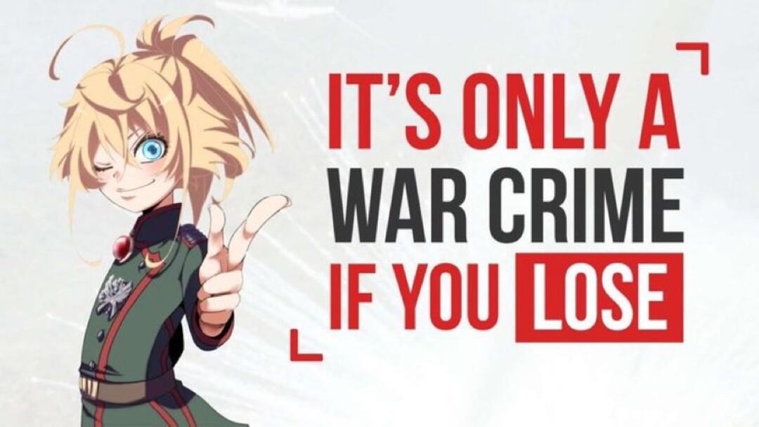 A TS ONLY A WAR CRIME FYOULS