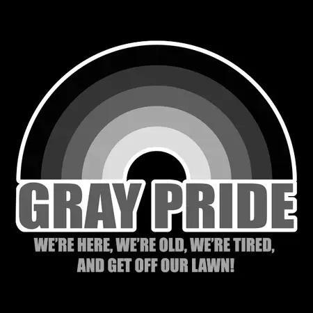 WERE HERE WERE OLD WERE TIRED AND GET OFF OUR LAWN