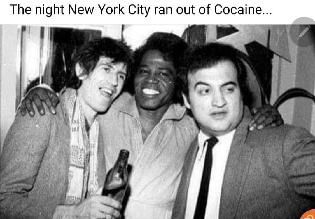 The night New York City ran out of Cocaine...