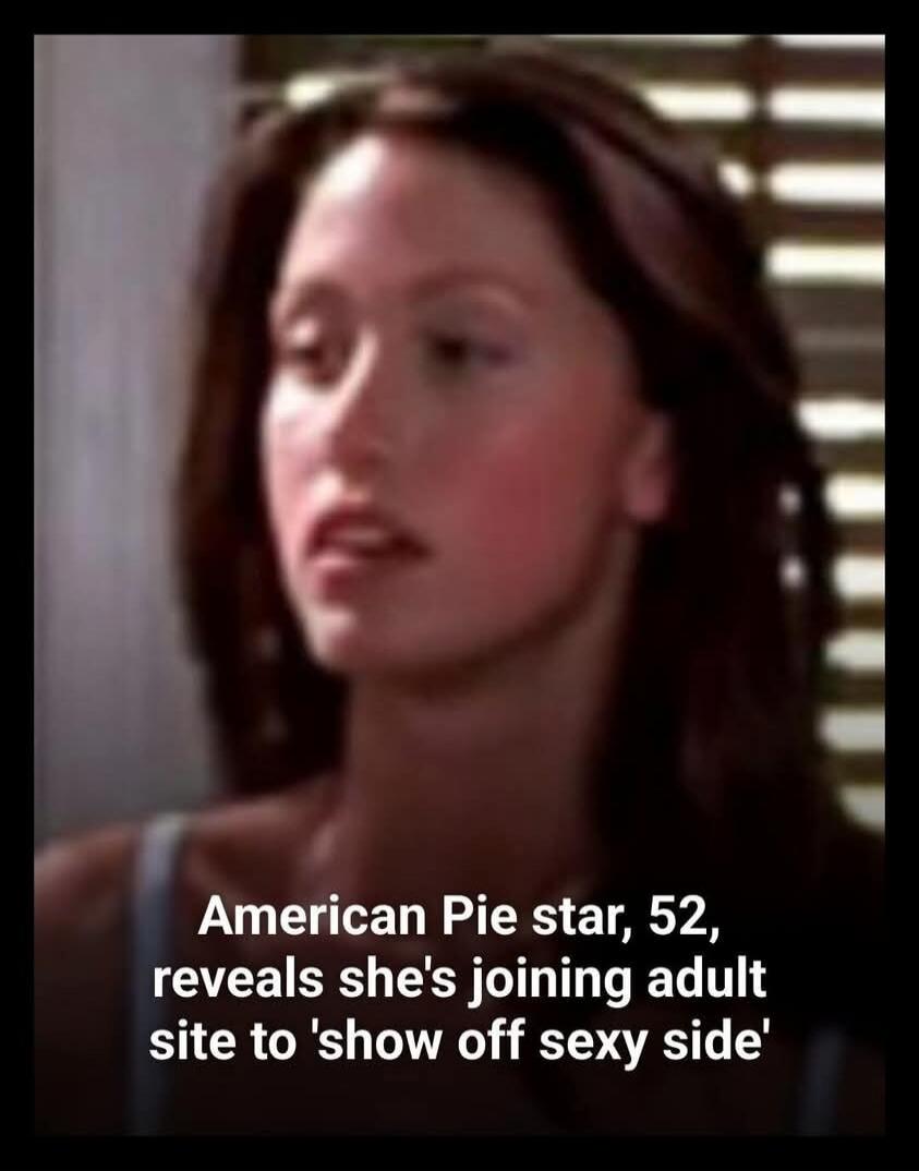 American Pie star, 52, reveals she's joining adult site to 'show off sexy side'