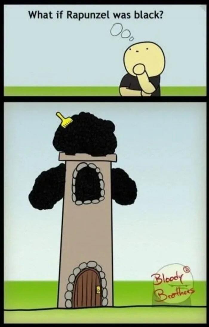 What if Rapunzel was black? Oo