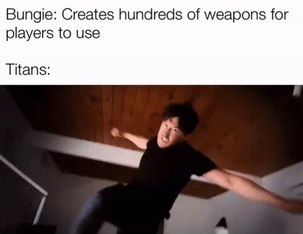 Bungie Creates hundreds of weapons for players to use Titans