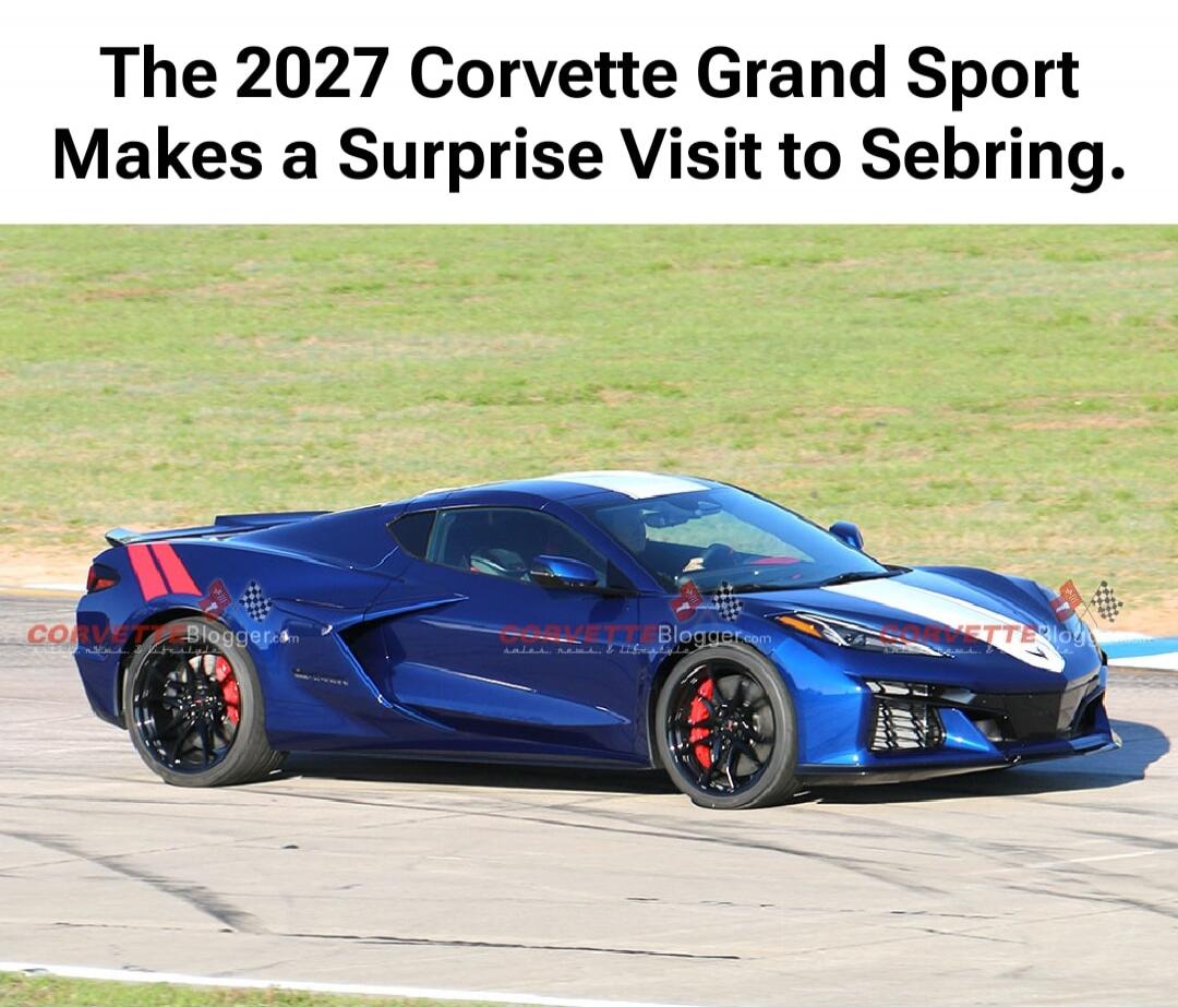 The 2027 Corvette Grand Sport Makes a Surprise Visit to Sebring.