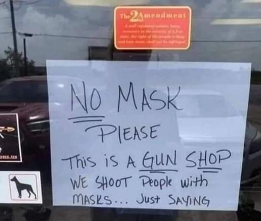 No Misk __vl ThS 1S A L M HD WE GlooT 7 People with MASES Just SAVING