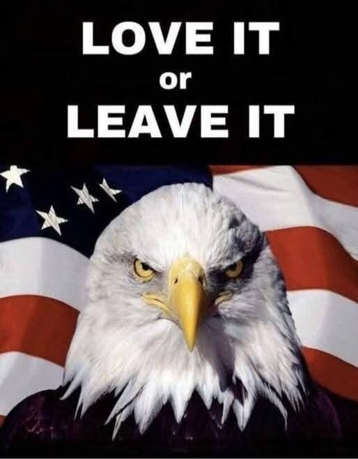 LOVE IT or LEAVE IT