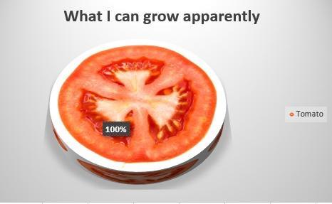 What can grow apparently o Tomato