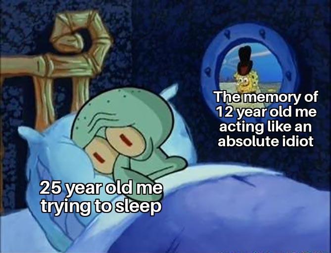 Thejmemory of 12yearold me EL TGN ELELIM N0