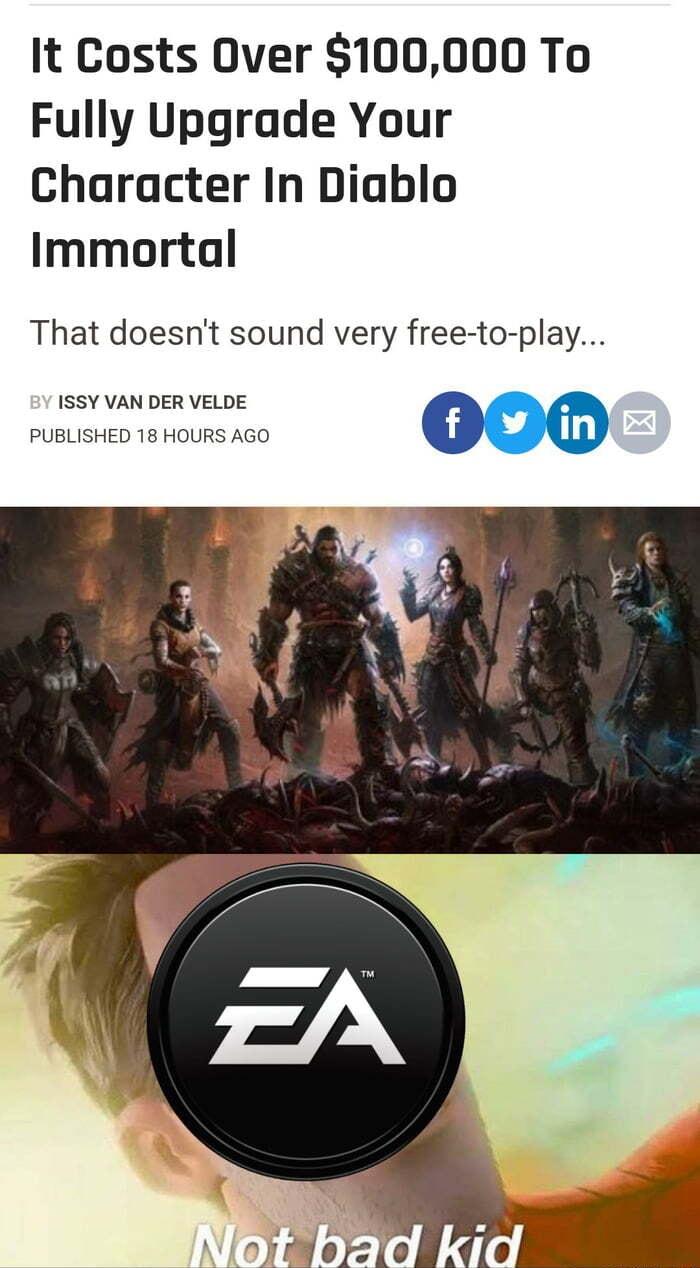 It Costs Over 100000 To Fully Upgrade Your Character In Diablo Immortal That doesnt sound very free to play ISSY VAN DER VELDE PUBLISHED 18 HOURS AGO