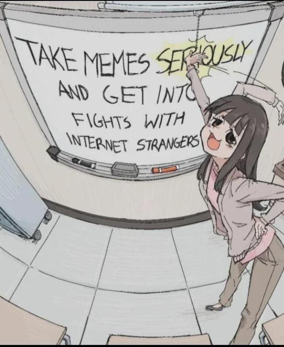 TAKE MEMES SERIOUSLY AND GET INTO FIGHTS WITH INTERNET STRANGERS