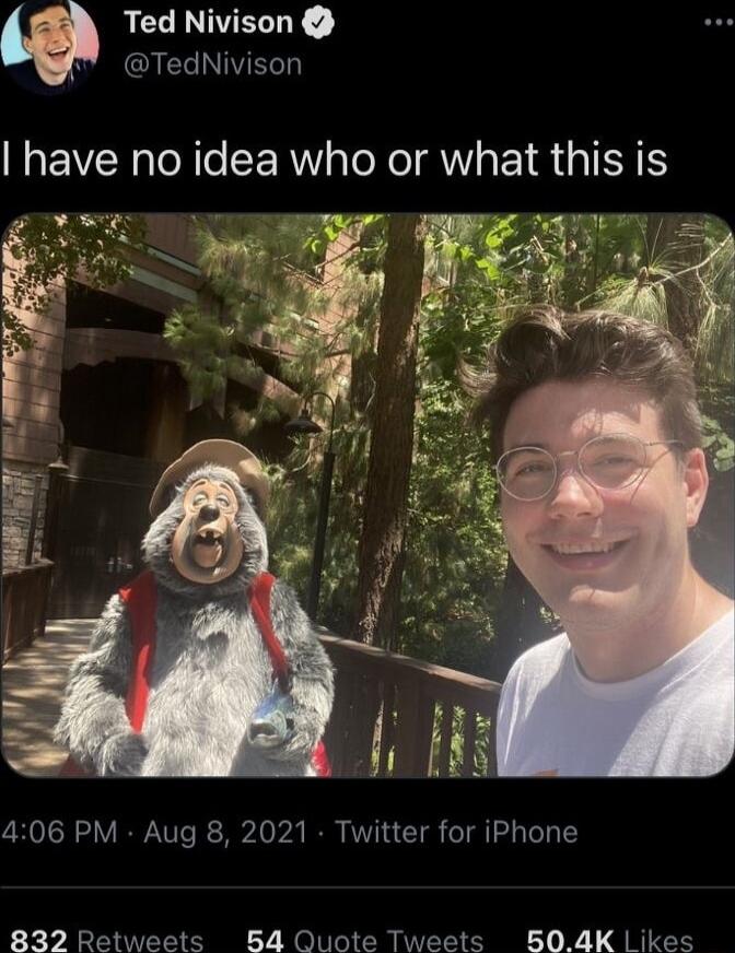 RCCINVERTY TedNivison I EVNToN e CE RN s TeN o IAW EIR TN 406 PM Aug 8 2021 Twitter for iPhone 832 Retweets B4 Quote Tweets B04K Likes