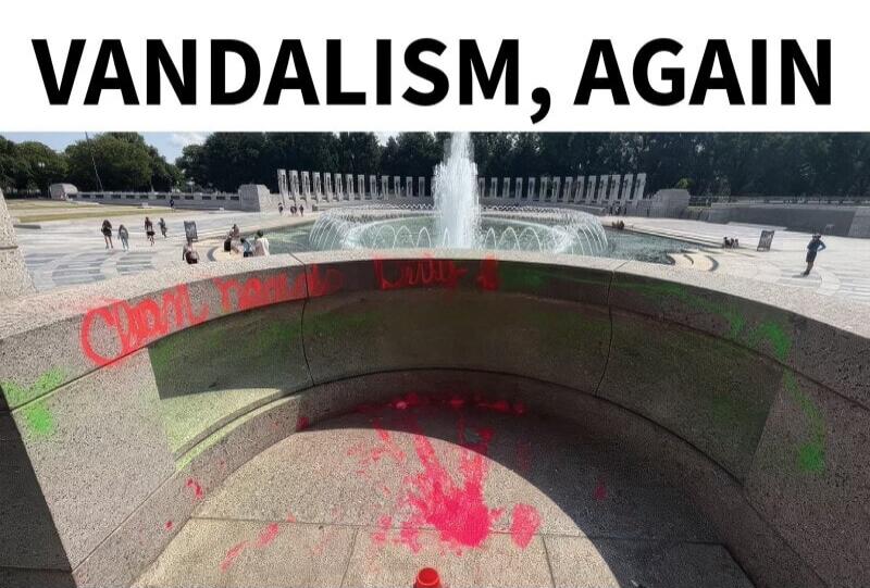 VANDALISM, AGAIN