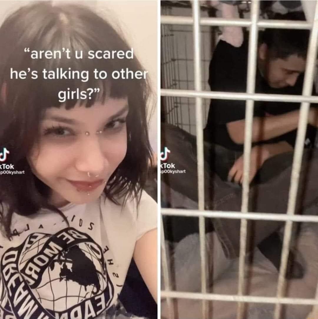 arent U scared hes talking to othe