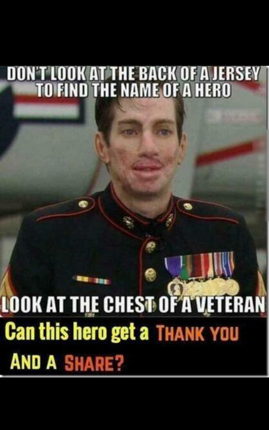 P o R o e _y mu R H 3 ERAN Can this hero get a THANK YoU AND A SHARE