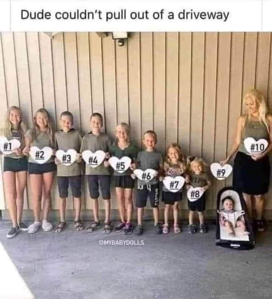 Dude couldnt pull out of a driveway