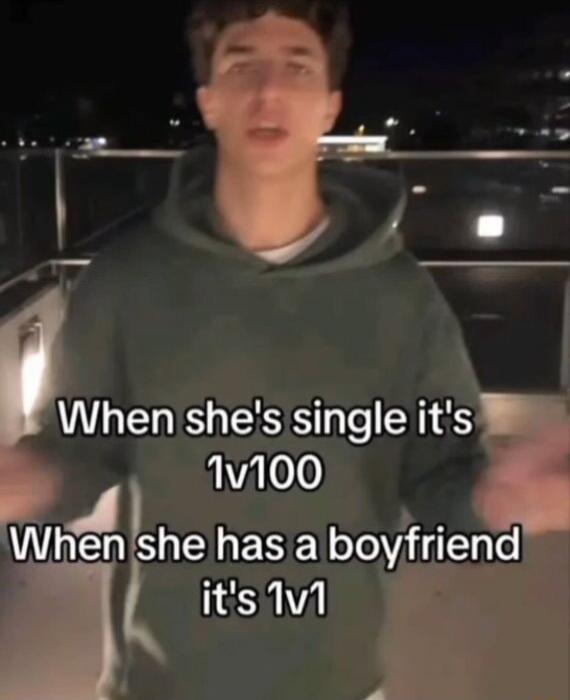 When shessingle its YA0J0 Wh she has a boyfriend its Tv1