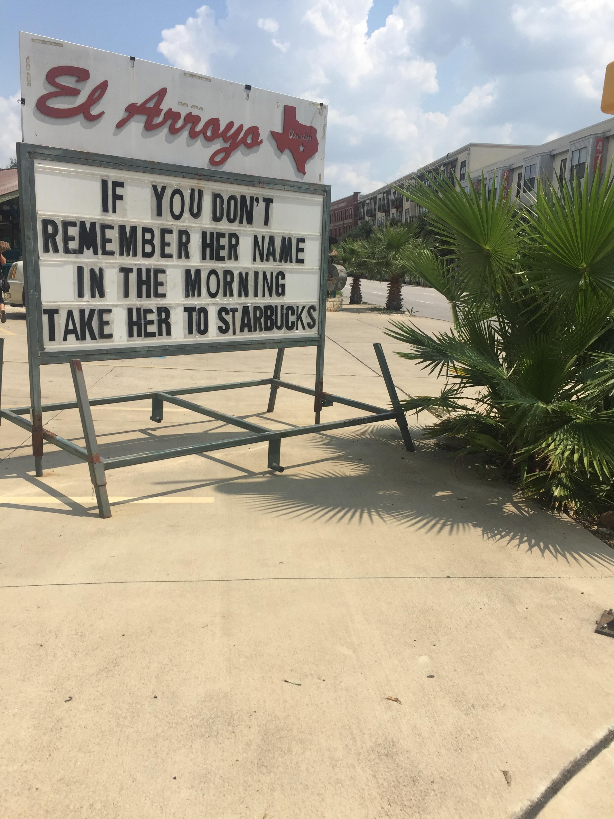 IF YOU poNT S REMEMBER HER NAn IN THE MORNING AKE HER TO STARBUCKS