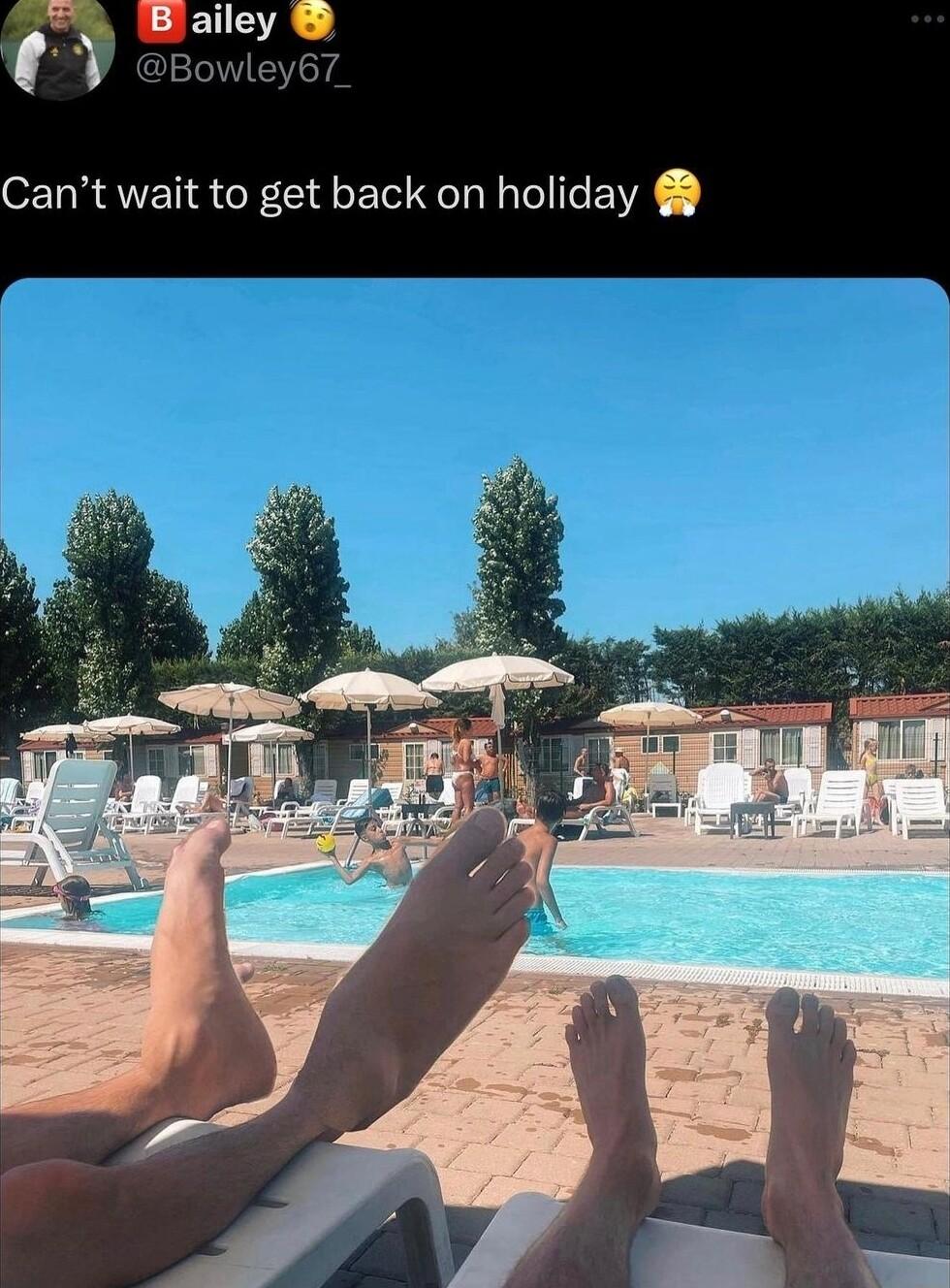 Blailey Cant wait to get back on holiday