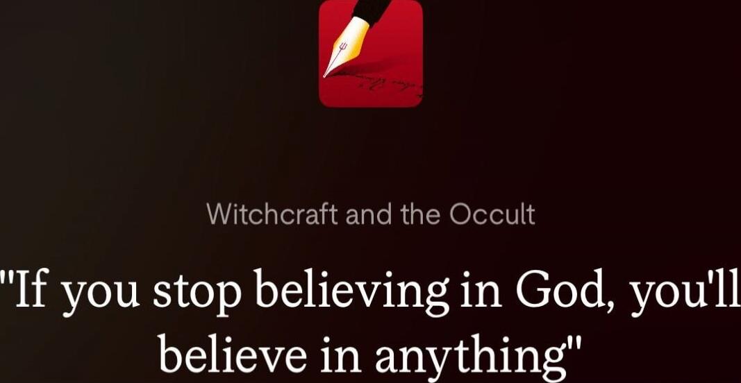 Witchcraft and the Occult

