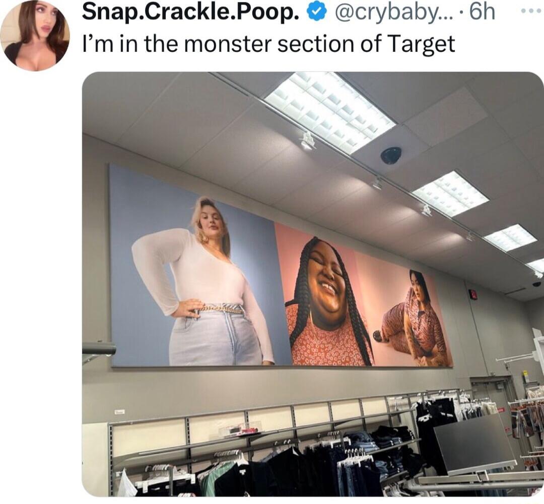 SnapCracklePoop rybaby 6h Im in the monster section of Target