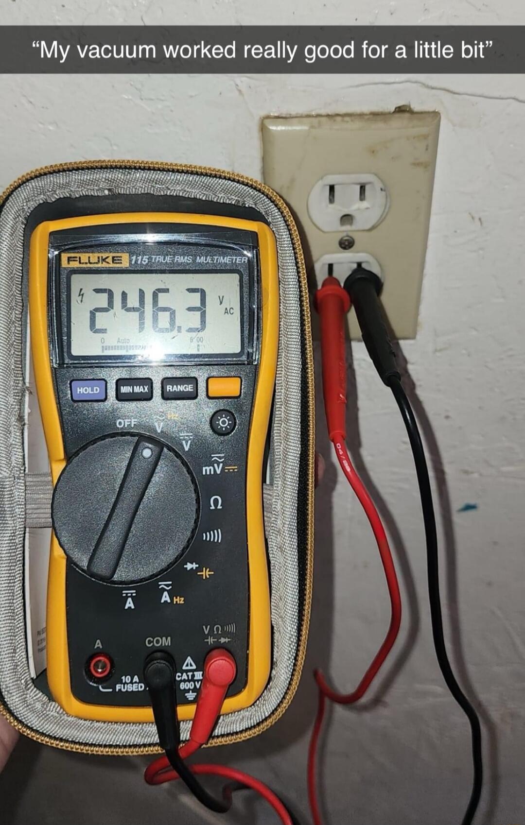 My vacuum worked really good for a little bit e E T v s wammere