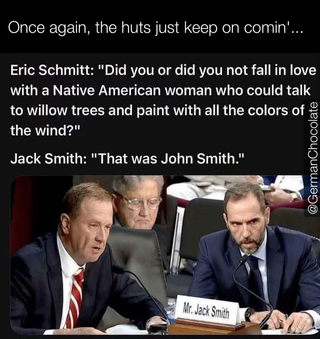 Once again, the huts just keep on comin'... Eric Schmitt: 