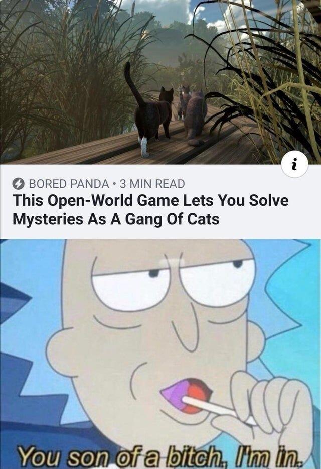 BORED PANDA 3 MIN READ This Open World Game Lets You Solve Mysteries As A Gang Of Cats