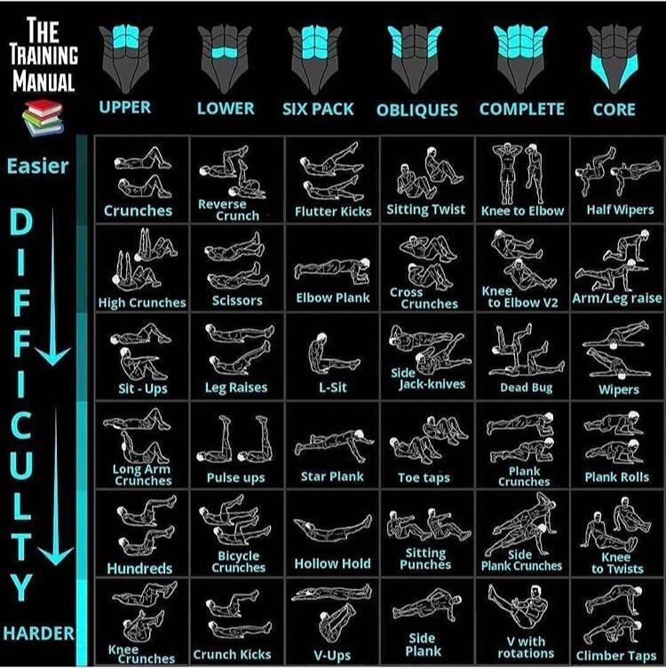Y YI VY UPPER LOWER SIXPACK OBLIQUES COMPLETE CORE