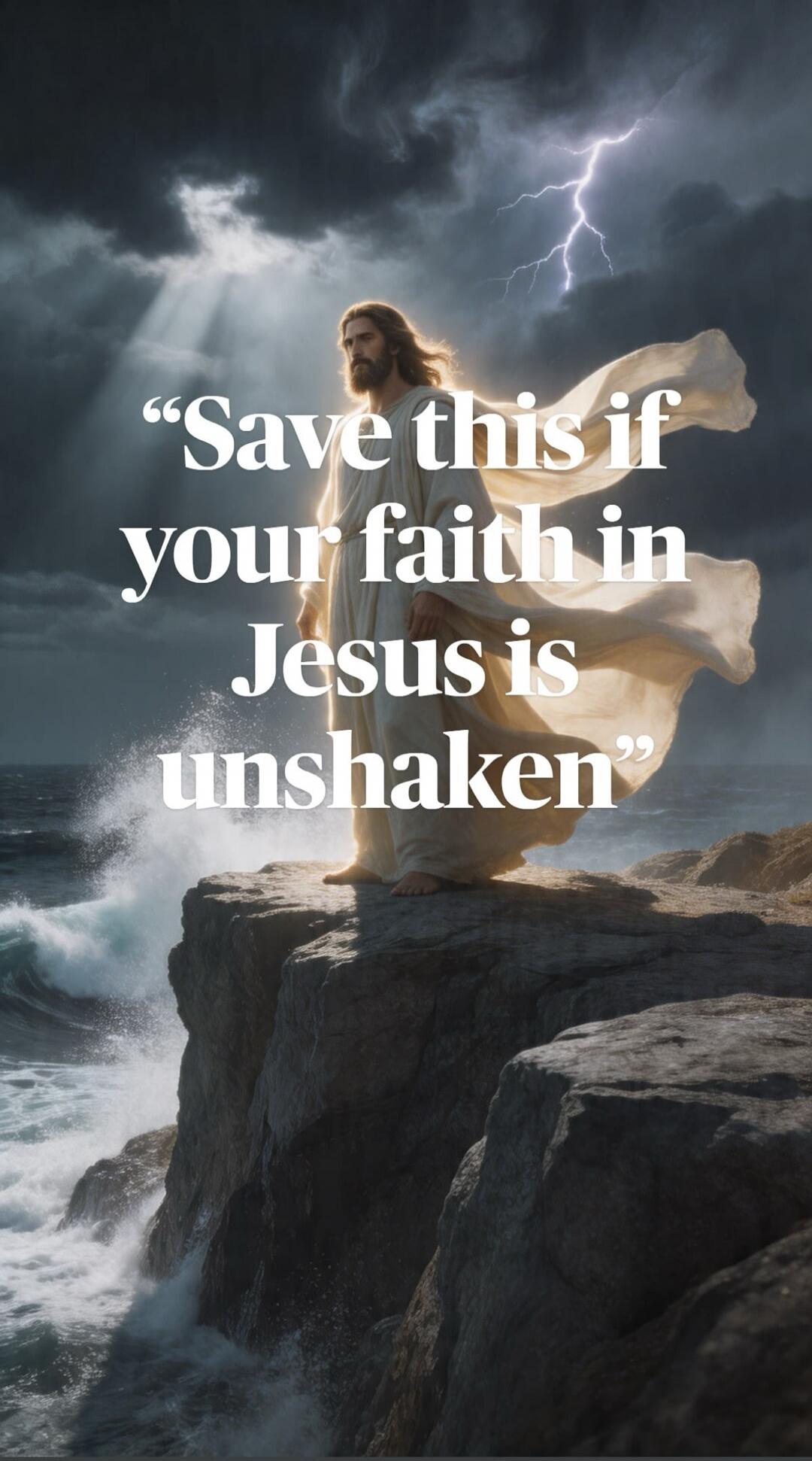 Save this if your faith in Jesus is unshaken