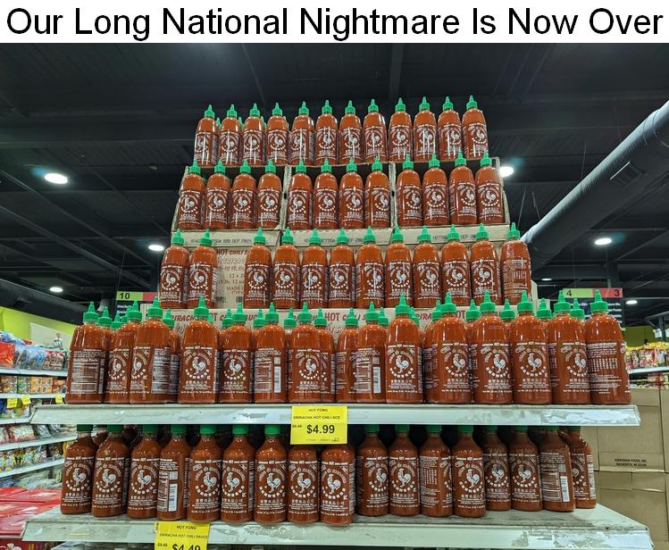 ong National Nightmare Is Now Over