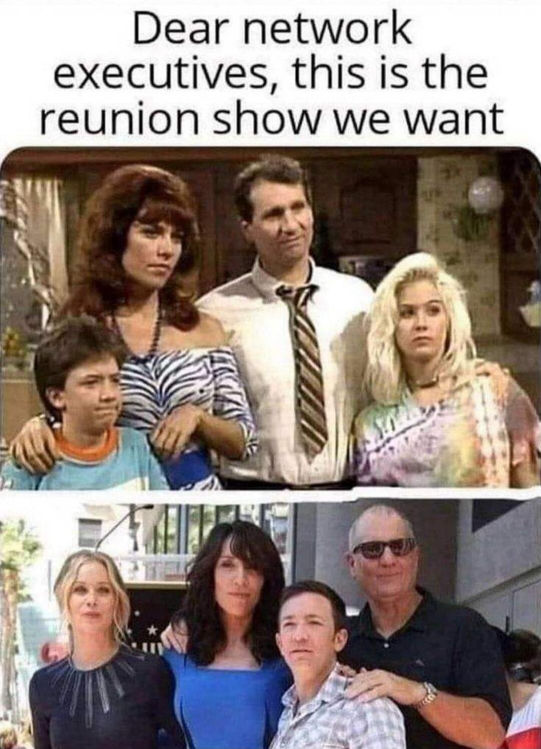 Dear network executives, this is the reunion show we want