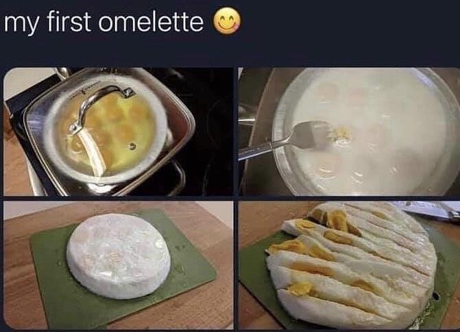my first omelette