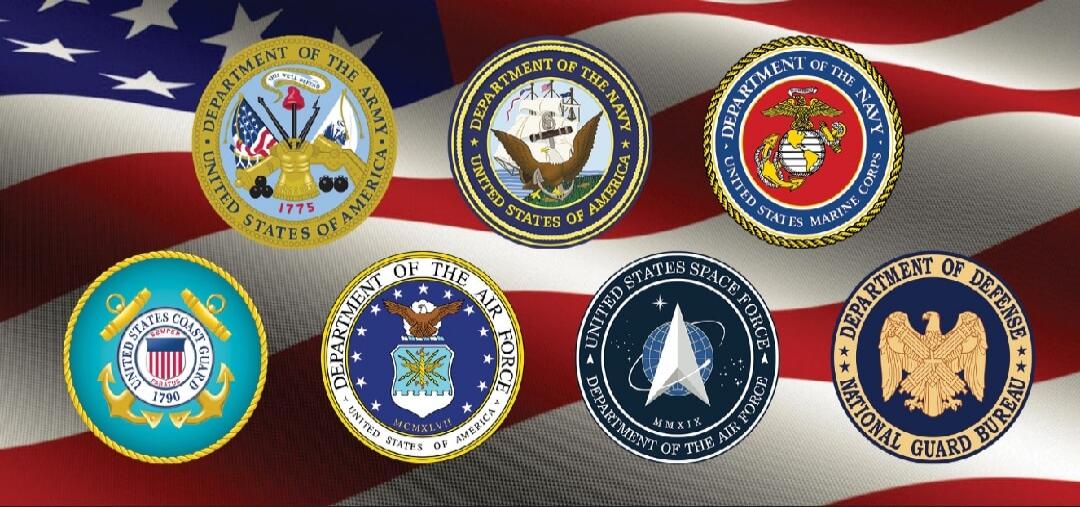 DEPARTMENT OF THE ARMY UNITED STATES OF AMERICA 1775 DEPARTMENT OF THE NAVY UNITED STATES OF AMERICA DEPARTMENT OF THE NAVY UNITED STATES MARINE CORPS UNITED STATES COAST GUARD 1790 DEPARTMENT OF THE AIR FORCE UNITED STATES OF AMERICA MCMXLVII UNITED STATES SPACE FORCE DEPARTMENT OF THE AIR FORCE MMXIX DEPARTMENT OF DEFENSE NATIONAL GUARD BUREAU