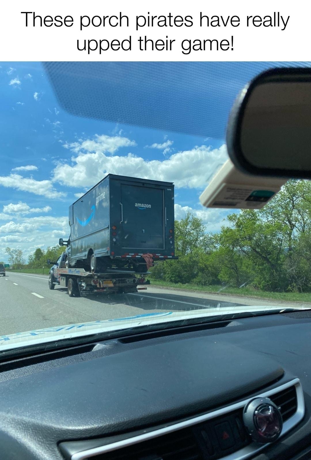 These porch pirates have really upped their game made with mematic