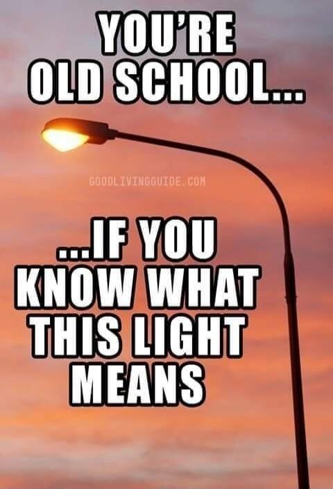 YOU'RE OLD SCHOOL... IF YOU KNOW WHAT THIS LIGHT MEANS GOODLIVINGGUIDE.COM