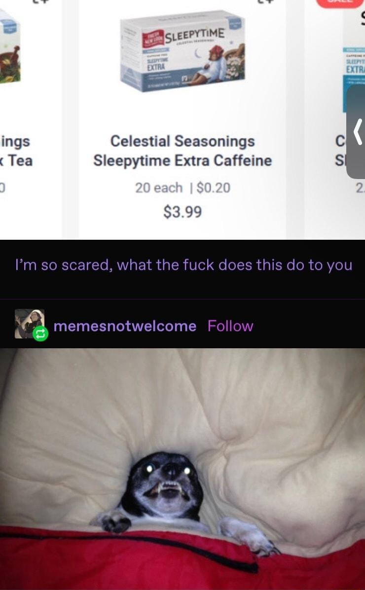 Hed w i Celestial Seasonings C Sleepytime Extra Caffeine Sl 399 mem