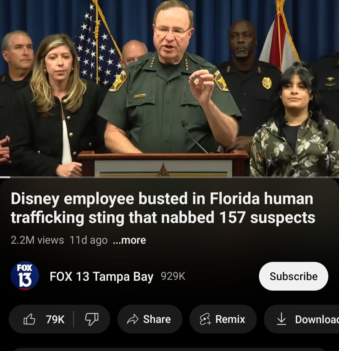 Disney employee busted in Florida human LEHT VS ERGET ELLEL R EV AT S 22Mviews 11d ago more FOX I SERELEY EVEEES 5 79K GB 2 Share SR L Downloa