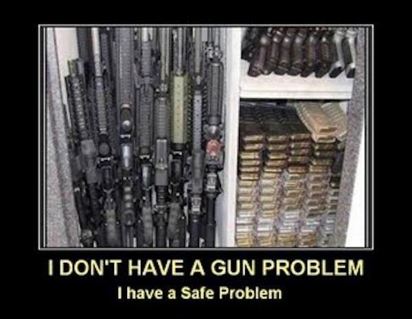 IDONT HAVE A GUN PROBLEM have a Safe Problem