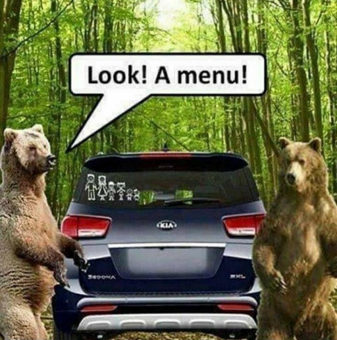 Look! A menu!
