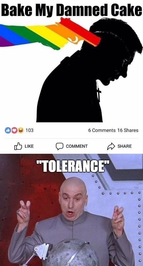 Lgbt World added a new photo Bake My Damned Cake e 0 103 6 Comments 16 Shares