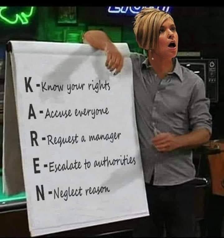K now your rights I Acense wergrve R Requast o manoger E t fo it N Neglack veasre