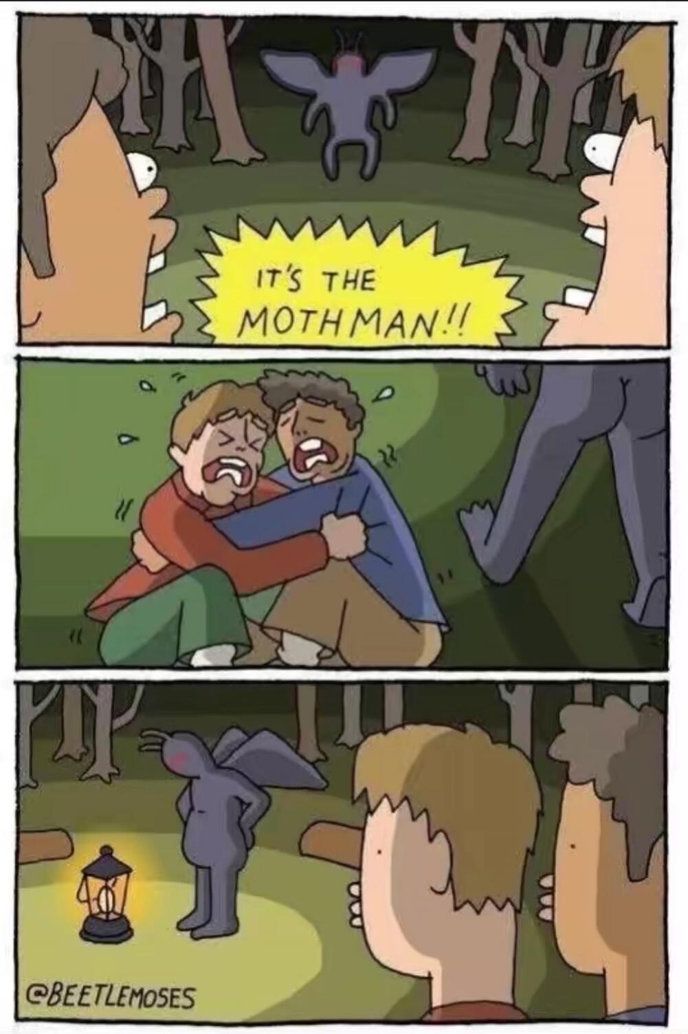 It's the MOTHMAN!!
