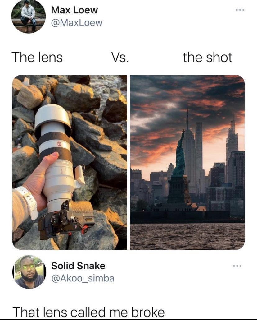 Max Loew MaxLoew Solid Snake b Akoo_simba That lens called me broke