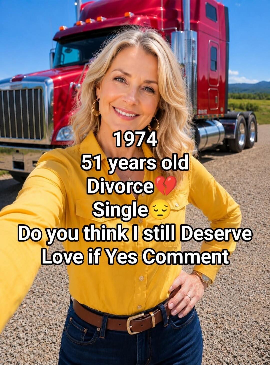1974 51 years old Divorce 💔 Single 😔 Do you think I still Deserve Love if Yes Comment