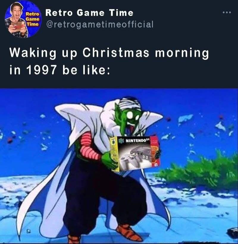 e Retro Game Time ame retrogametimeofficial Waking up Christmas morning in 1997 be like