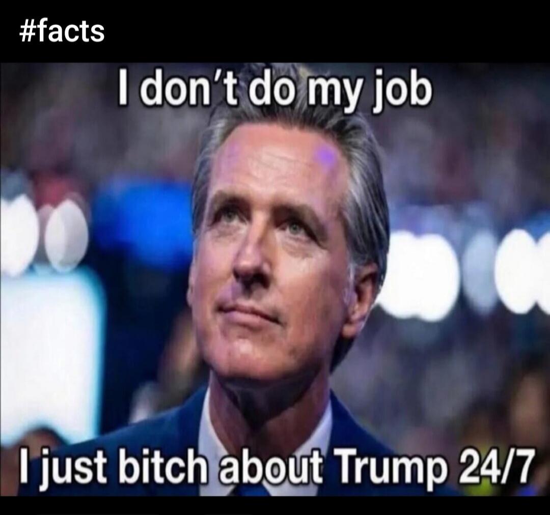 #facts I don't do my job I just bitch about Trump 24/7
