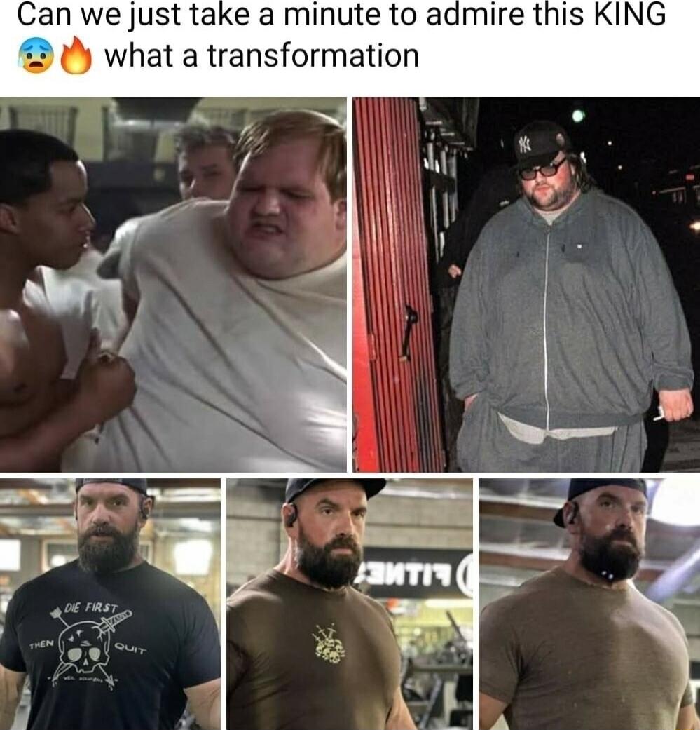 Can we just take a minute to admire this KING what a transformation