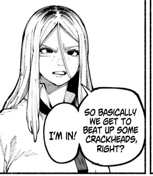 SO BASICALLY WE GET TO BEAT UP SOME CRACKHEADS, RIGHT? I'M IN!