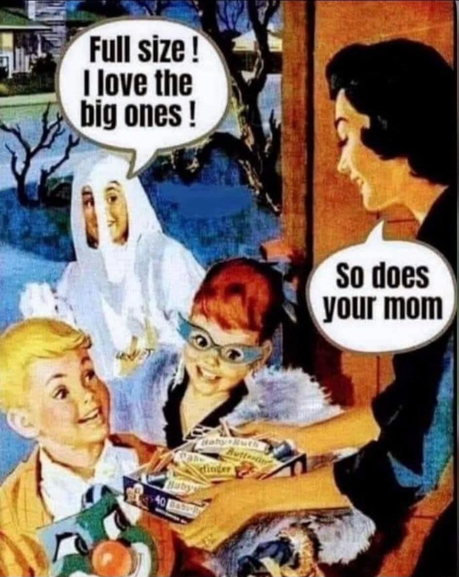 Full size ! I love the big ones ! So does your mom