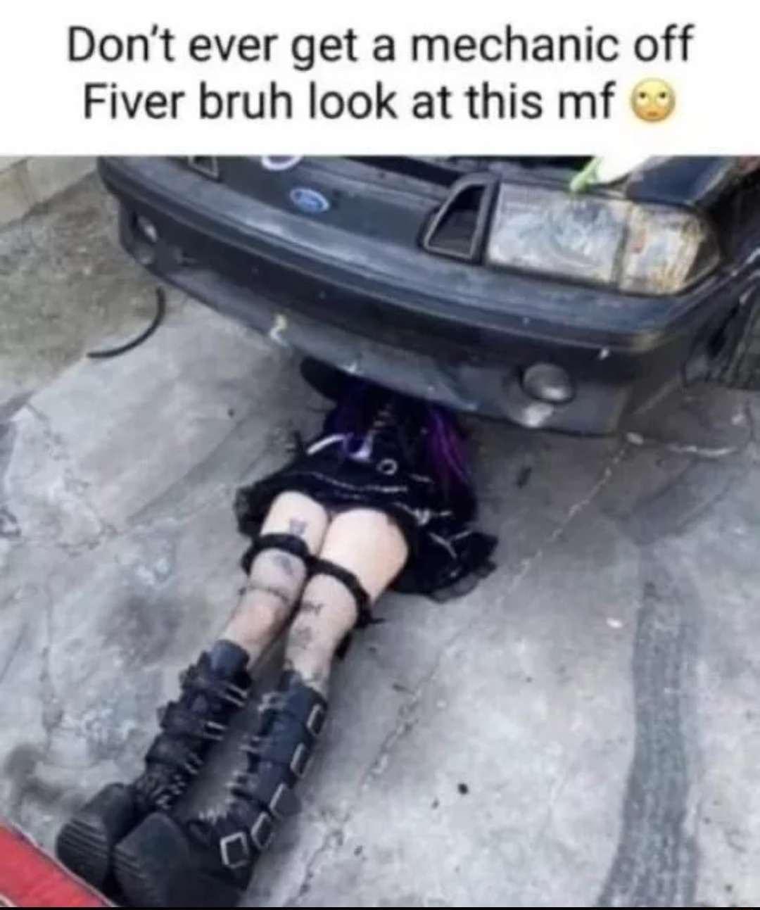 Dont ever get a mechanic off Fiver bruh look at this mf
