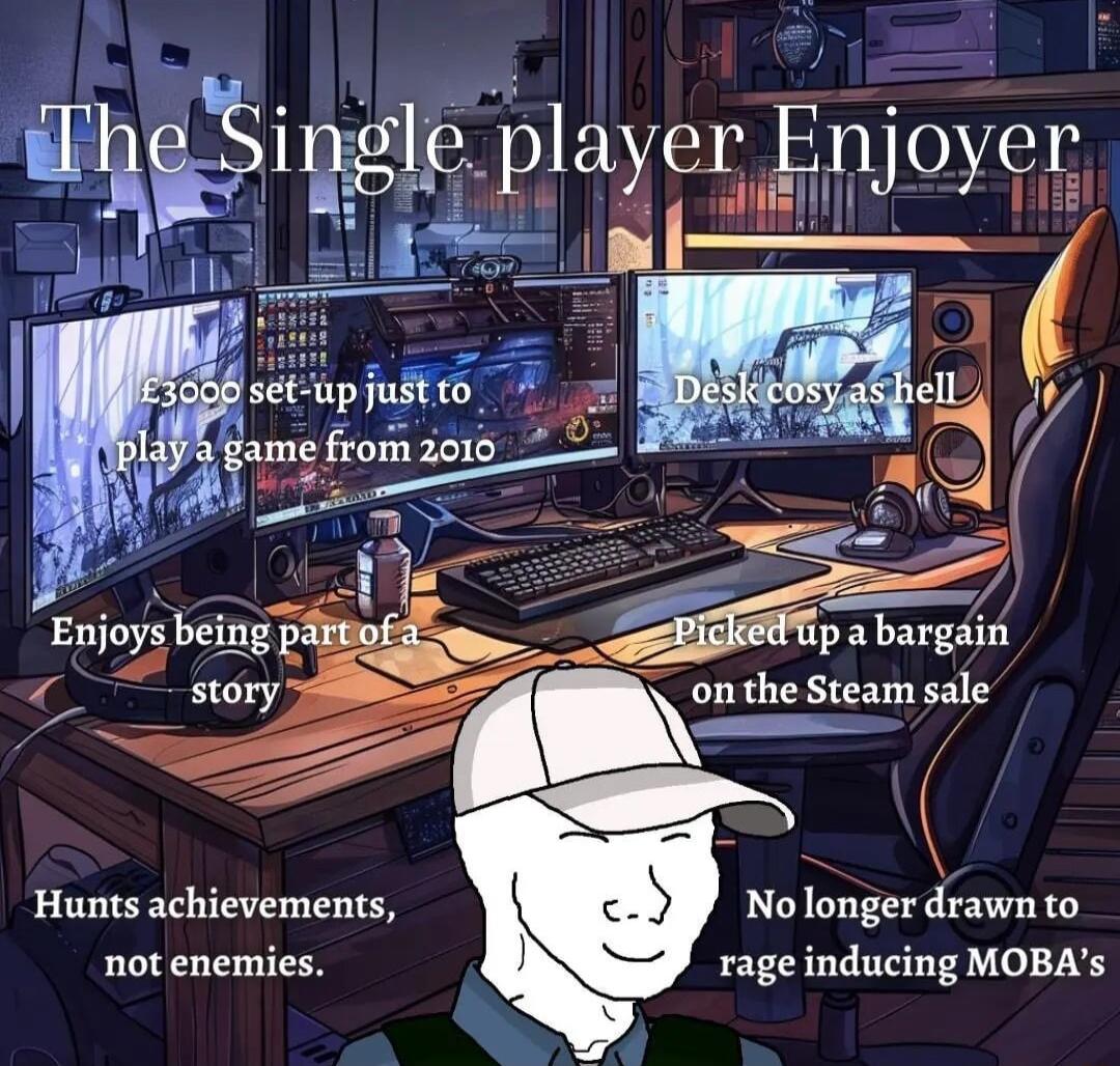 p a bargain the Steam sale Hunts achievements No longer drawn to not enemies rage inducing MOBAs